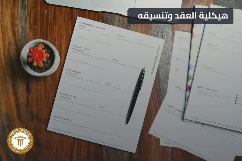 هيكلية العقد