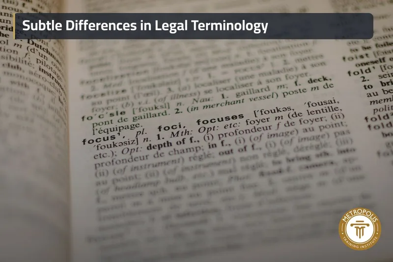 Legal terminology
