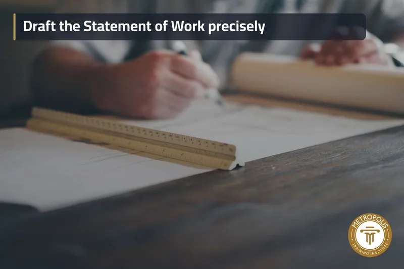 Drafting the scope of work